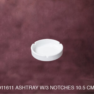 1011611 Ashtray with 3 Notches 10.5 cm.