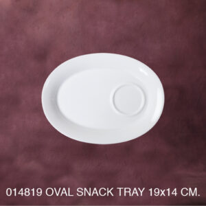 1014819 Oval Snack Tray 19 cm.