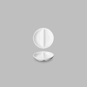 1026554 Round Divided Dish 10 cm.