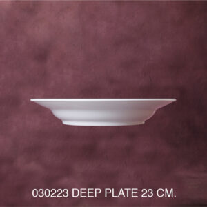1030223 Round Deep Plate 23 cm.