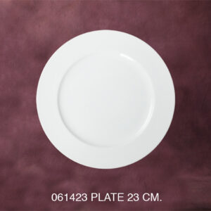 1061423 Flat Rim Plate 23 cm.