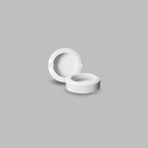 1061614 Rimmed Ashtray with 2 Notches 9 cm.