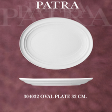 1304032 Oval Plate 32 cm.