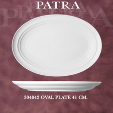 1304042 Oval Plate 41 cm.