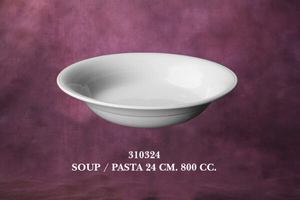 1310324 Soup/ Pasta Plate 24 cm. (800 cc.)
