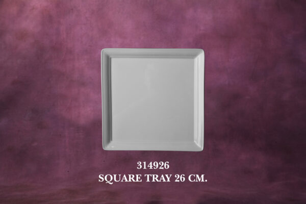 1314926 Square Tray 26 cm.