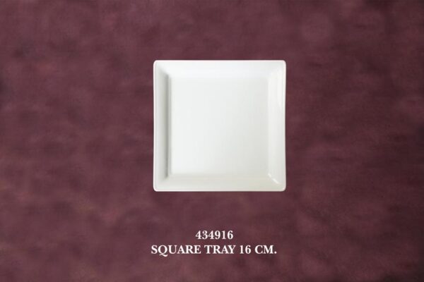 1434916 Square Tray 16 cm.