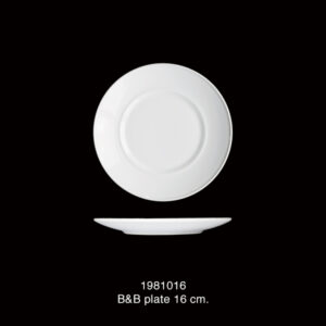 1981016 B&B Plate 16 cm.