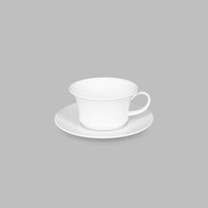 Breakfast Cup 11 cm. With Saucer 16 cm.