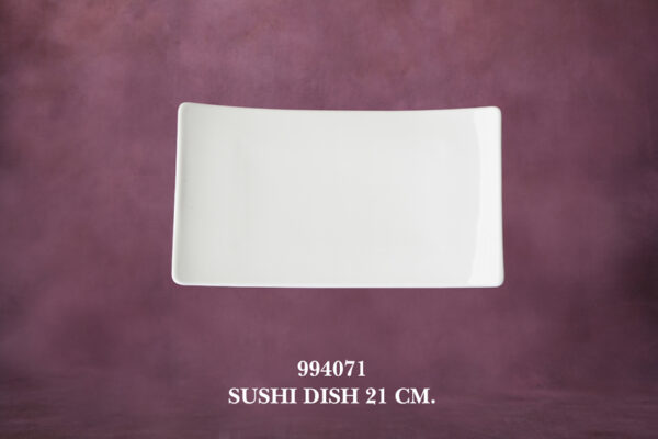 1994071 Rectangular Sushi Dish 21 cm.