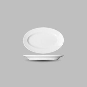 1024021 Oval Plate 21 cm.