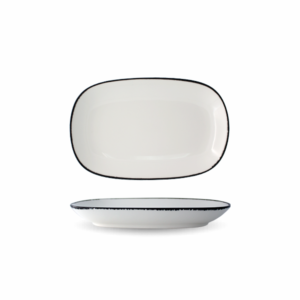 1034921L03500S8604 Helix - Rectangular Plate 21 cm. (Black)