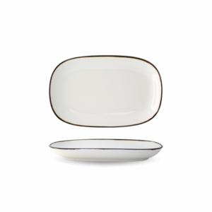 1034921L13500S8604 Helix - Rectangular Plate 21 cm. (Brown)