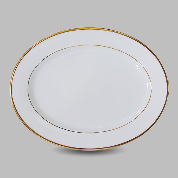 1064086032730R6604 Oval Plate 36 cm.