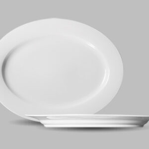 1064086 Oval Platter Rimmed 36 cm.