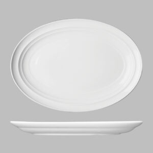 1304036 Oval Plate 36 cm.