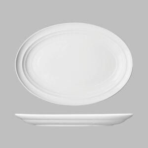 1304046 Oval Plate 45 cm.