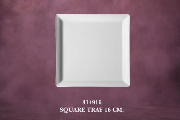 1314916 Square Tray 16 cm.