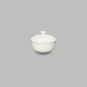 5043112 Bone China - Condiment Bowl & Lid 9 cm.