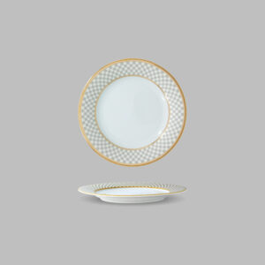 1061016 Florentina Cream Gold - Plate 16.5 cm.