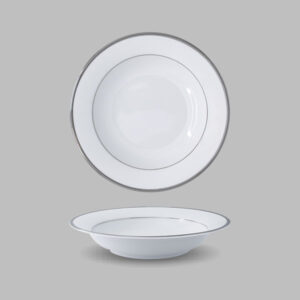 1061221 Band of Platinum - Soup Plate 21 cm.