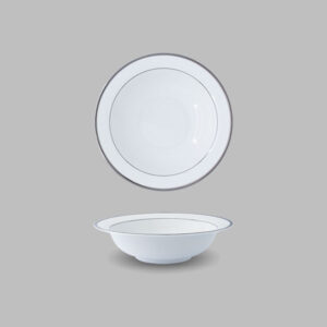 1061318 Band of Platinum - Salad Bowl 18 cm.