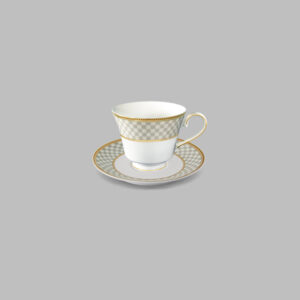 1082082 Florentina Cream Gold - Tea/ Coffee Cup & Saucer 220 cc.